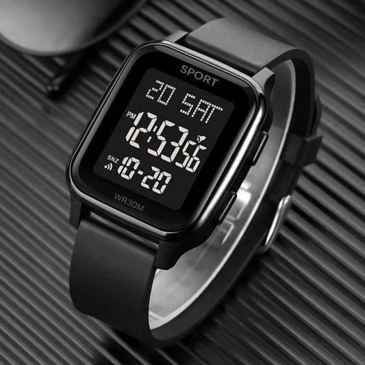 YIKAZE Sports Watch for Men Waterproof Multifunction Electronic Watch Ultra-thin Men's LED Digital Wristwatch for Man Student Techelectronicx