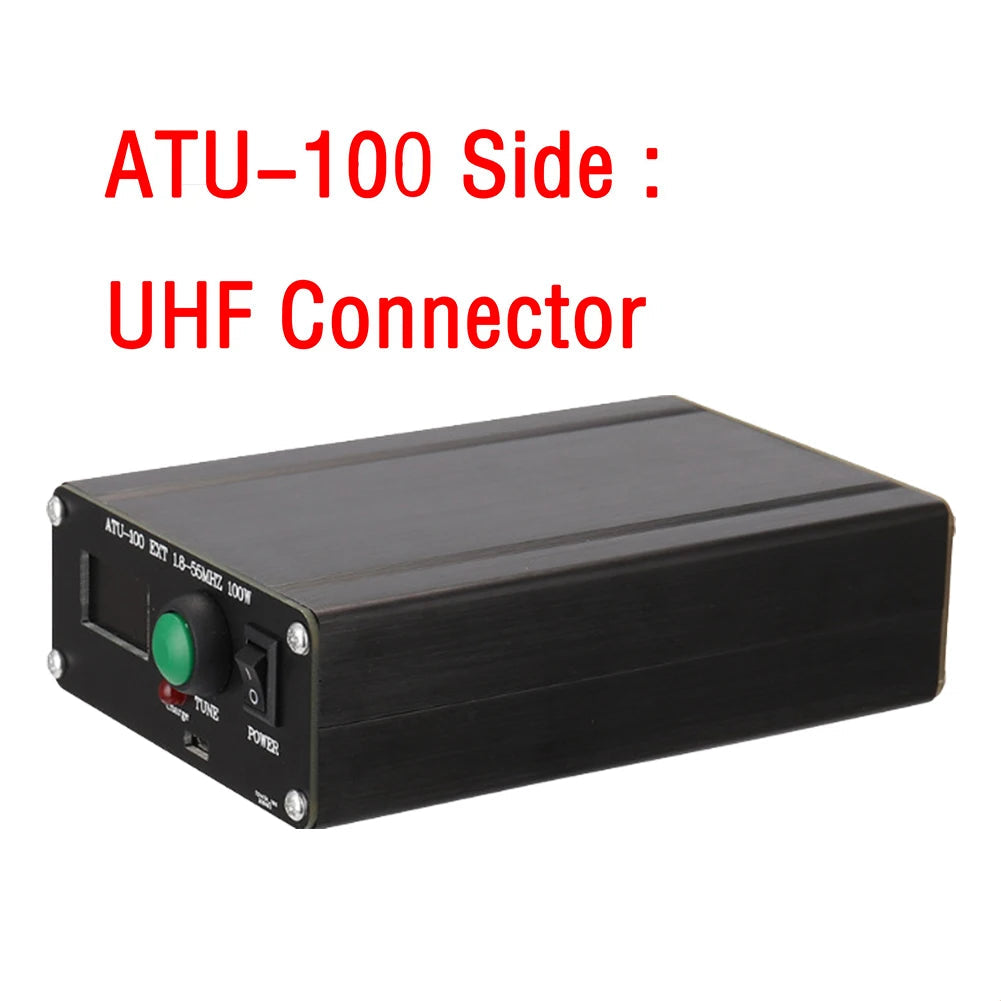 1.8-50MHz Antenna Tuner 0.91inch OLED Display by N7DDC 7x7 Automatic Antenna Tuner 3.2 Firmware Programmed with Metal Case Techelectronicx