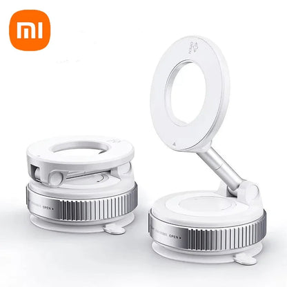 Xiaomi Super Strong Magnetic Phone Holder Foldable Design 360° Adjustable Vacuum Car Mount For Car Desk Bathroom Phone Holder Techelectronicx