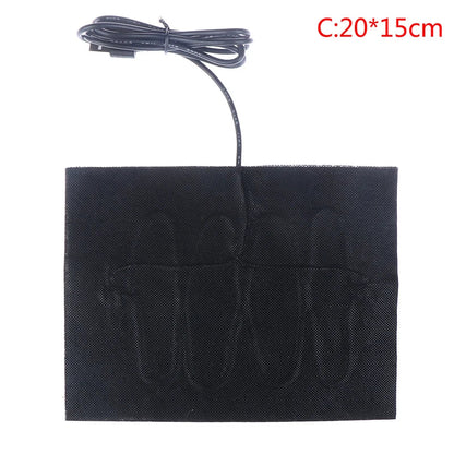 1/2pcs   5V Winter Warm Gloves Usb Powered Heated Pads Hand Warmer Pads TechElect
