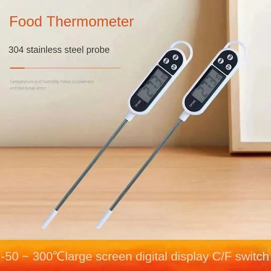 Food Meat Thermometer Probe Type Kitchen Digital Thermometer For Milk Cooking Food BBQ TP300 Electronic Temperature Gauge Tool Techelectronicx