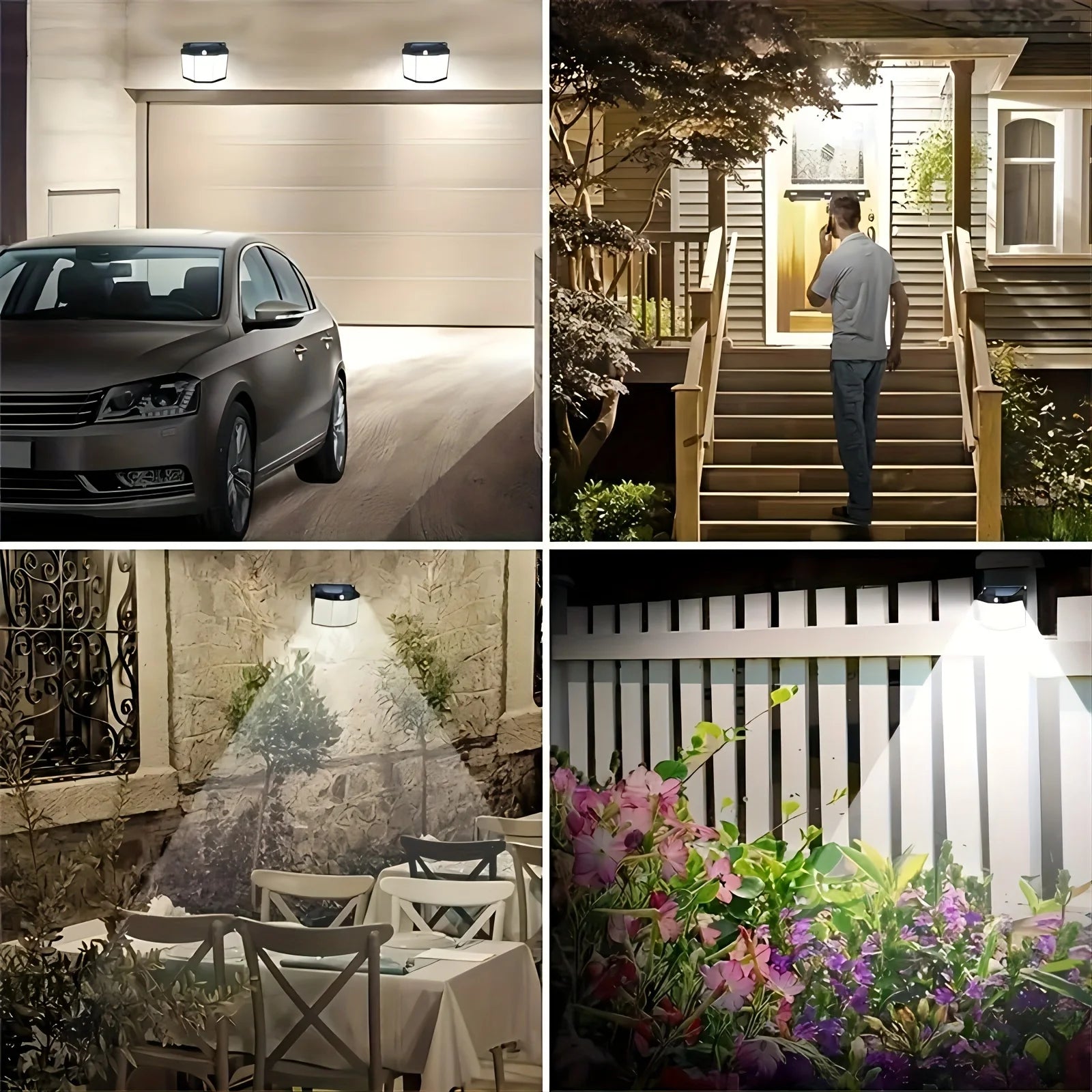 1/2PCS Solar Street Light 432 LED Reflector 3 Lighting Modes Waterproof Solar Powered Motion Sensor Wall Lamp for Garden Patio Techelectronicx