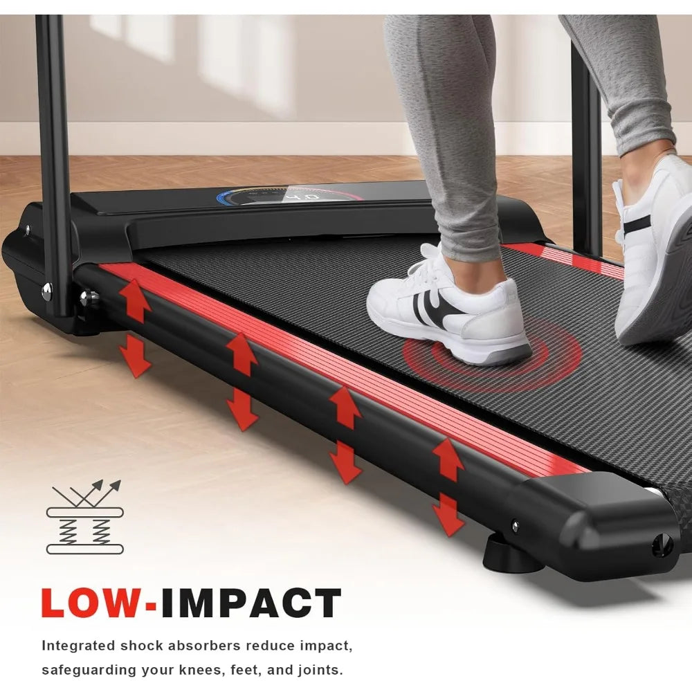 Portable Under Desk Treadmill with 2.5 HP, 265 lbs Capacity, Suitable for Home and Office Use, Easy Installation TechElect
