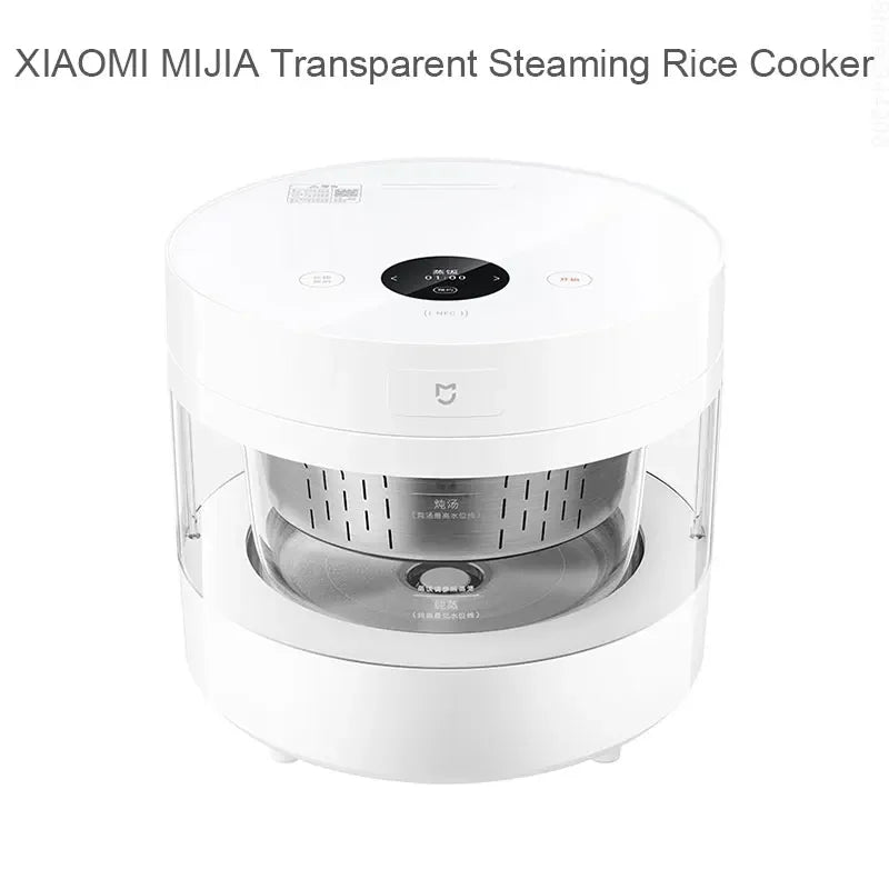 XIAOMI Transparent Steaming Rice Cooker 4L Electrical Pressure Cooker Household Multifunctional Kitchen Appliances NFC Support Techelectronicx