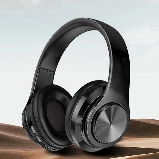 Wireless Bluetooth 5.0 Headphone With Microphone On-Ear Headset Stereo Sound Earphones Sports Gaming Foldable Headphones Game - TechElect