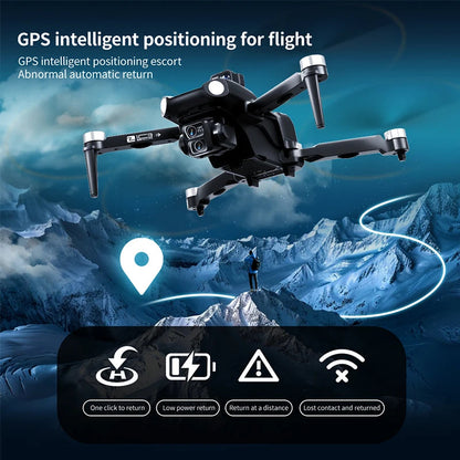 Z103 Ultra Drone Professional 8K 4-Axis Dual Lens HD Camera 5G GPS Wifi FPV  EIS RC Dron Laser Obstacle Avoidance Quadcopter Toy Techelectronicx