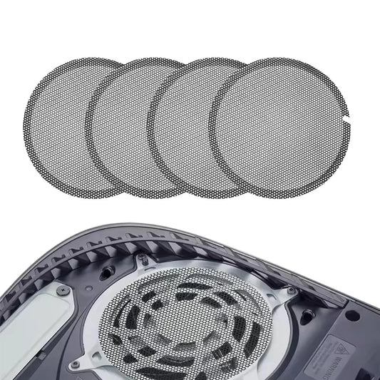 1/2/4Pcs For PS5 Console Dust Filter Dustproof Mesh Case Cover for PS5/PS5 Slim Easy Cleaning For PlayStation 5 Game Accessories Techelectronicx