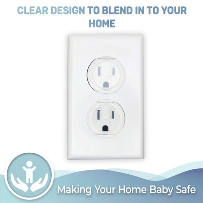 10pcs Outlet Covers, American Standard Baby Proofing Safety Child Secure Electric Plug Protectors TechElect