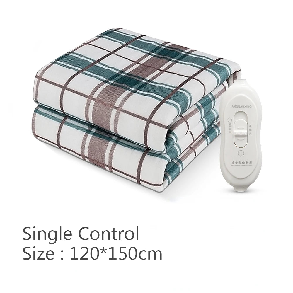 110V 220V Electric Blanket Thicker Heaters Home Bed Sheet Thermal Mat Heating Mattress Winter Thermostat Double Body Warmer Pads TechElect