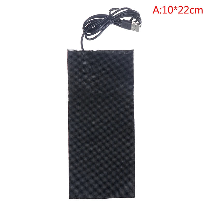 1/2pcs   5V Winter Warm Gloves Usb Powered Heated Pads Hand Warmer Pads TechElect