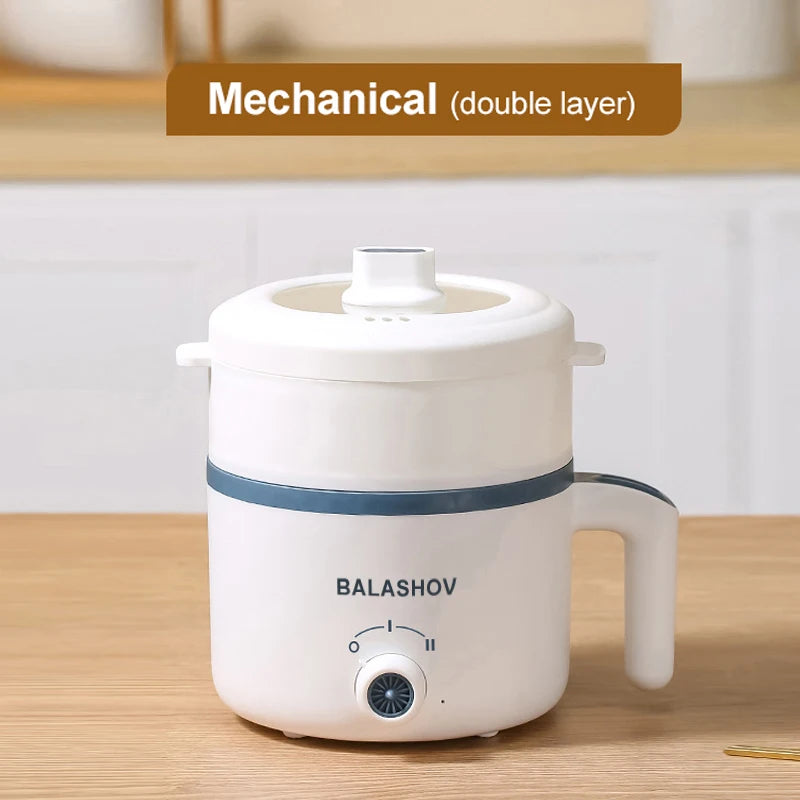 1.7L Electric Rice Cooker Single Double Layer 220V Multi Cooker Non-Stick Smart Mechanical MultiCooker Steamed Rice Pot For Home Techelectronicx
