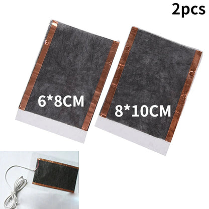 1/2pcs   5V Winter Warm Gloves Usb Powered Heated Pads Hand Warmer Pads TechElect
