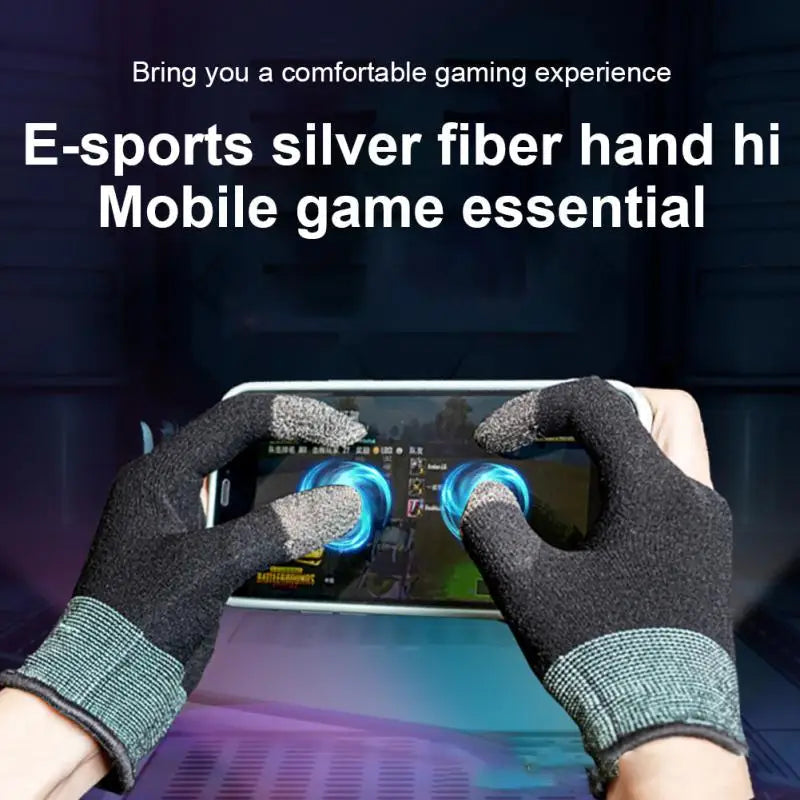 1/3/5SETS Thumb Sleeve Gloves Sweat Proof Sensitive Accessories For Gamer Touch Screen Fingertips Gloves Cover Breathable Techelectronicx