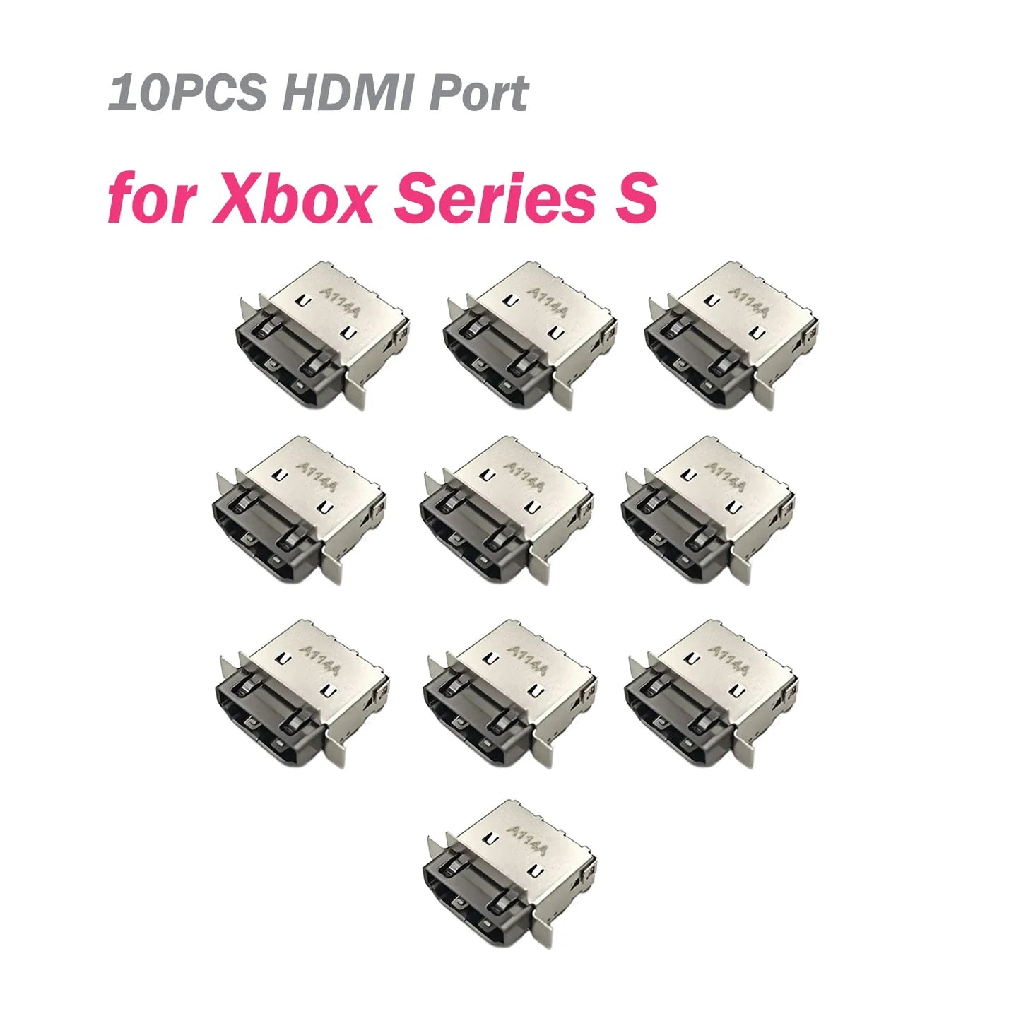 1-10pcs XSS XSX HDMI Port Connector Socket for Xbox Series X / Xbox Series S Replacement HDMI-Compatible Port Socket Connector Techelectronicx