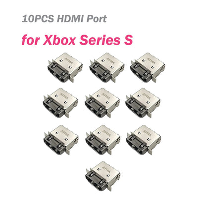 1-10pcs XSS XSX HDMI Port Connector Socket for Xbox Series X / Xbox Series S Replacement HDMI-Compatible Port Socket Connector Techelectronicx