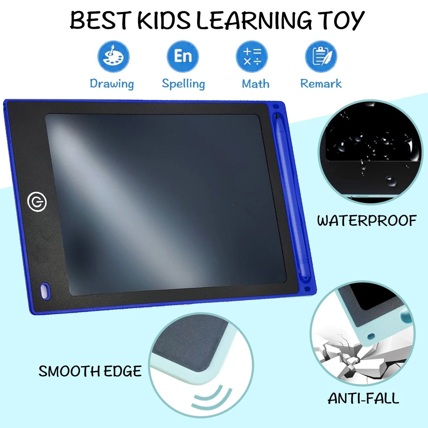 12 Inch Electronic Drawing Board(Brightness Increase By 20%), Writing Tablet For Kids, Colorful Screen Doodle Board Techelectronicx