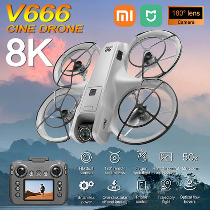 Xiaomi Mijia V666 Drone 8K Professional WIFI 5G Dron Obstacle Avoidance Brushless Altitude Headless Mode RC Quadcopter kids toys Techelectronicx