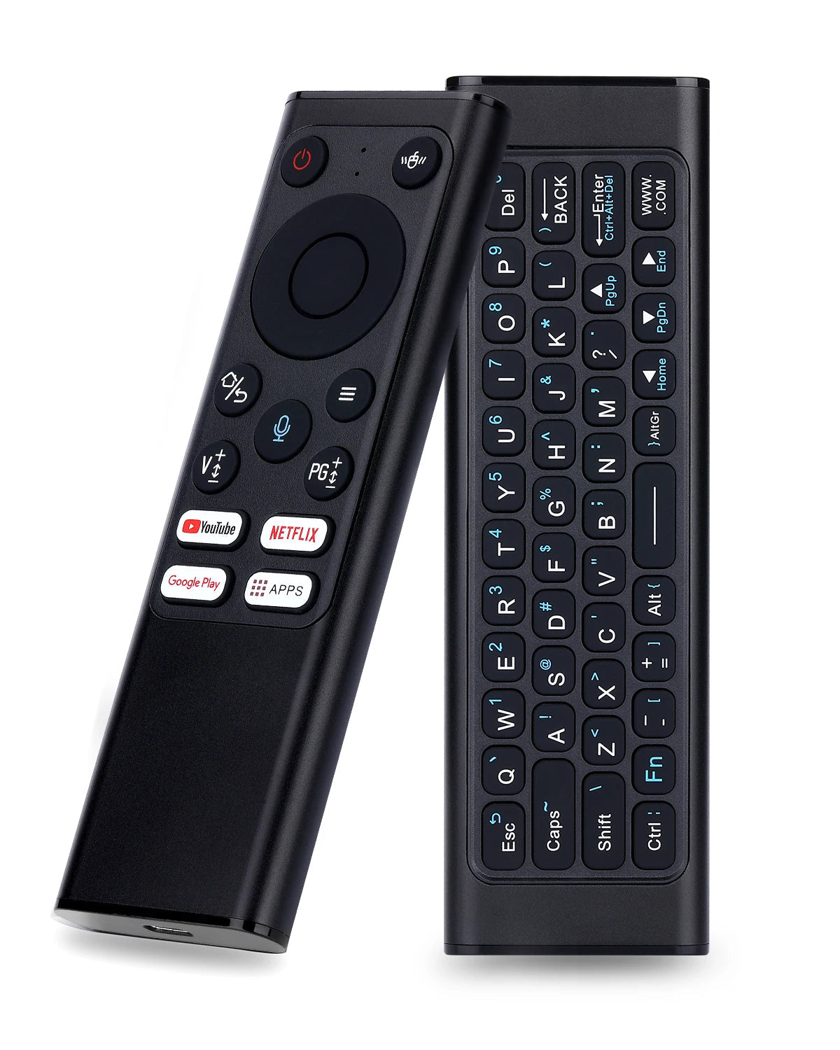 2.4G & Bluetooth Air Mouse with Keyboard for PC, TV, Laptop - IR Learning Function, Aluminum Shell, Wosung Remote Control Techelectronicx