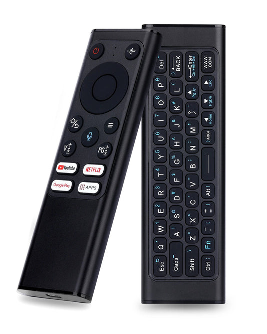 2.4G & Bluetooth Air Mouse with Keyboard for PC, TV, Laptop - IR Learning Function, Aluminum Shell, Wosung Remote Control Techelectronicx