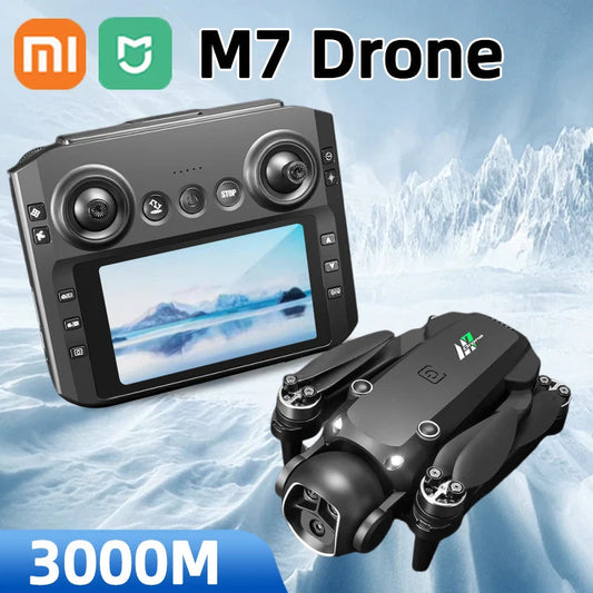 Xiaomi 3000m M7 Remote Control Aerial Photography Drone 8K Professional HD Triple Camera Intelligent Obstacle Avoidance Dron Toy Techelectronicx