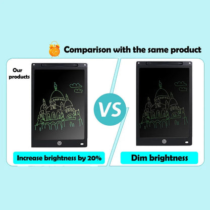 12 Inch Electronic Drawing Board(Brightness Increase By 20%), Writing Tablet For Kids, Colorful Screen Doodle Board Techelectronicx
