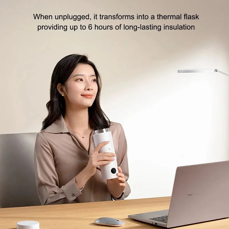 XIAOMI Mijia Portable Electric Kettle 2 Thermos Cup Fast Water Boiler 350ml Smart Temperature Insulated Kettle Travel 110V-240V TechElect